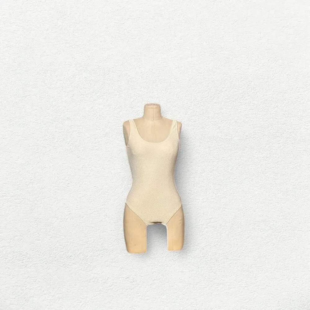 Anine Bing Jace One Piece in Cream